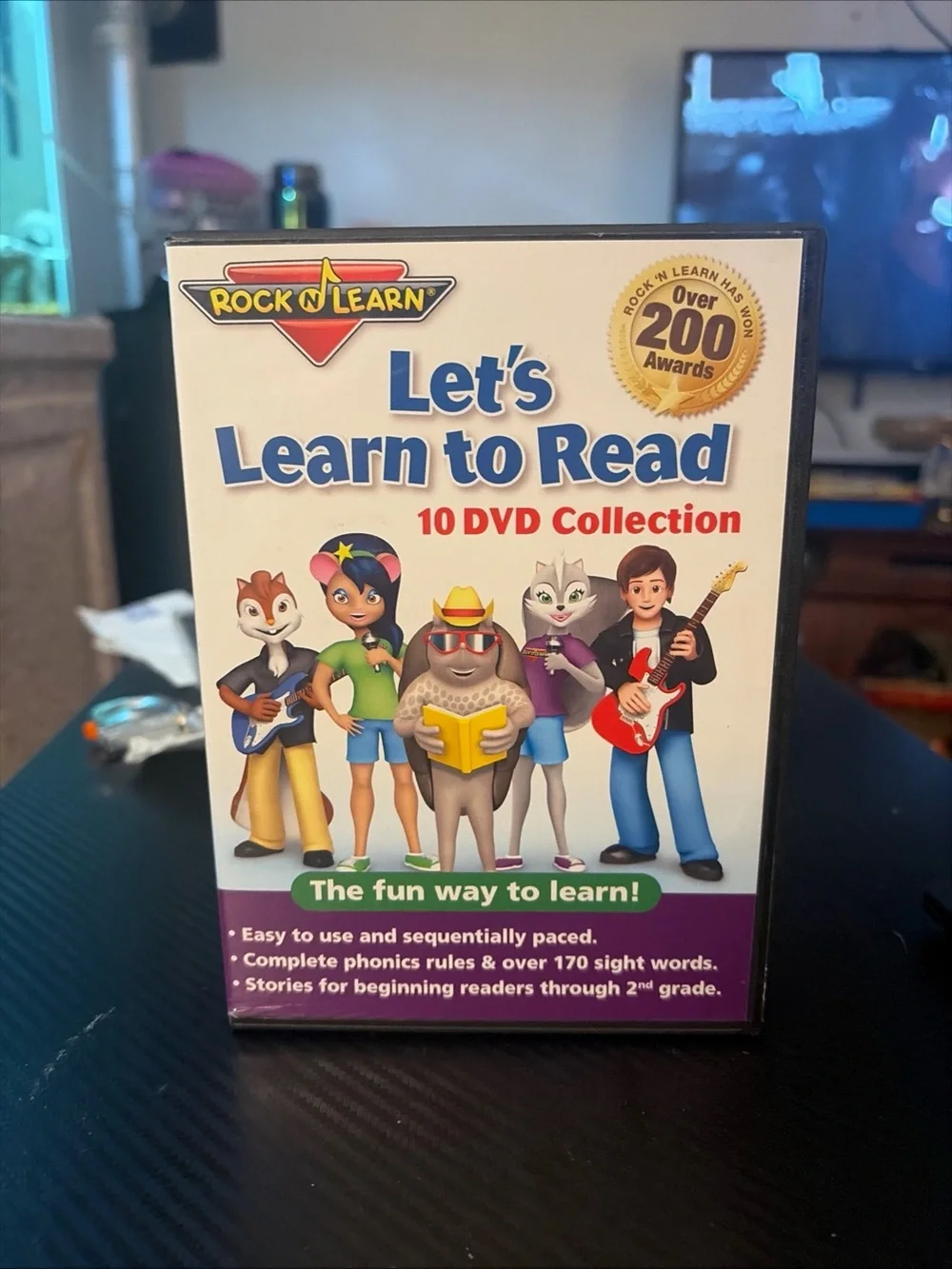 Rock 'N Learn Let's Learn to Read - White & Blue - 10 DVD Collection